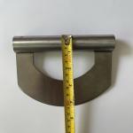 Curved Edelstahl Mincing Ulu Knife from Germany