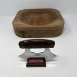 Eagle River Ulu Knife with Stand and Bowl