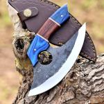 Alaskan Ulu Pizza Cutter & Vegetable Knife