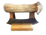 Alaskan Antler Ulu Knife with Stand