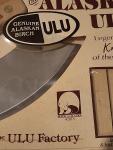 Alaska ULU Knife with Stand and Birch Handle