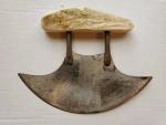 Antler-Handled Vintage ULU Knife with Stand
