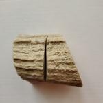 Antler-Handled Vintage ULU Knife with Stand