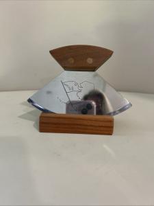 Alaska Etched Ulu Knife with Display Stand