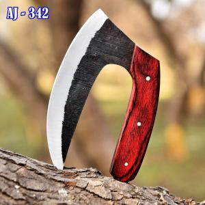 Alaskan Ulu Pizza Cutter - High Carbon Steel