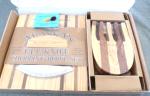 Alaska Ulu Knife Set with Chopping Bowl & Claws
