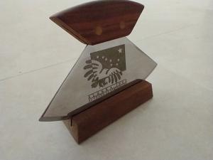 Vintage 1984 Alaska Ulu Cheese Hunting Knife