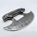 Huntlux Alaskan ULU Knife with Leather Sheath