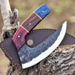 Alaskan Ulu Pizza Cutter and Vegetable Knife