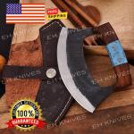 D2 Steel Vintage Alaskan Ulu Kitchen Knife