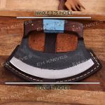 D2 Steel Vintage Alaskan Ulu Kitchen Knife