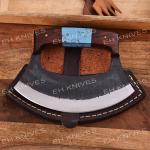 D2 Steel Vintage Alaskan Ulu Kitchen Knife