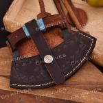 D2 Steel Vintage Alaskan Ulu Kitchen Knife