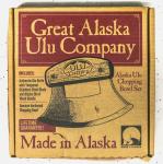 Alaska Ulu Knife and Chopping Bowl Set