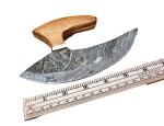 Custom Handmade Damascus Steel Ulu Chef Knife