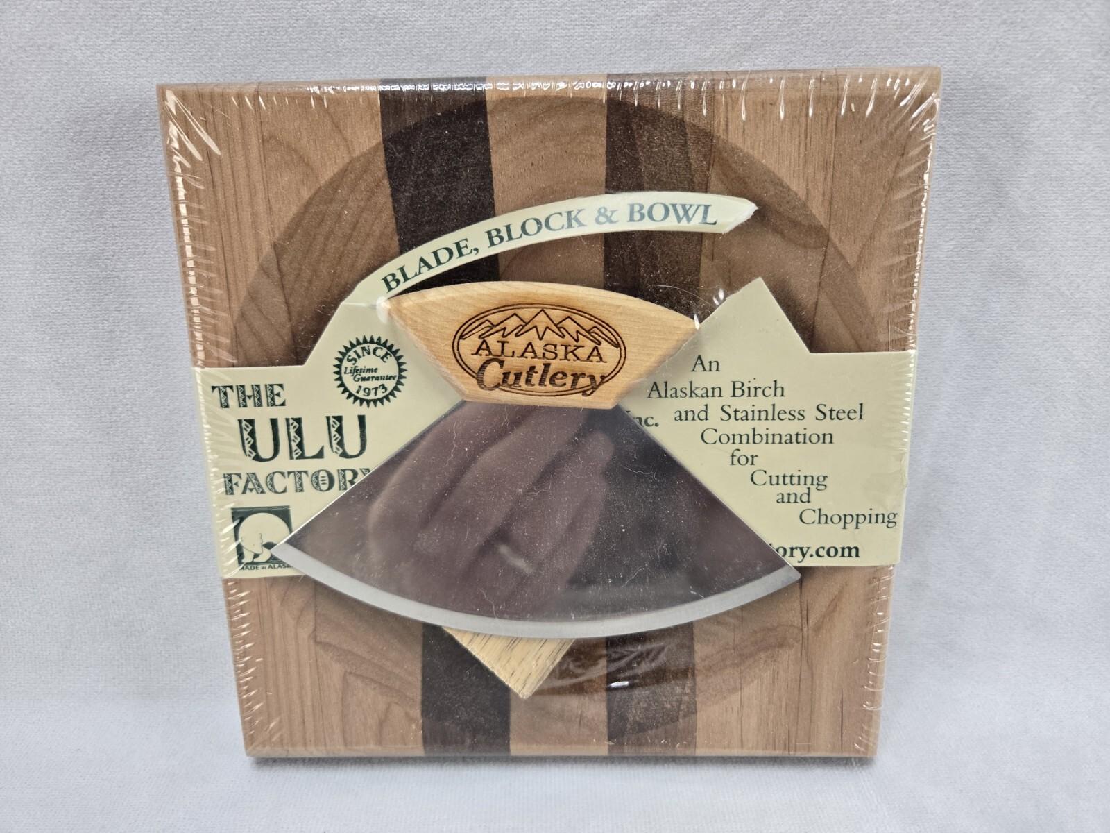 Ulu Factory 6" Chopping Knife with Bowl Handle