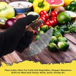 Alaskan Ulu Knife with Sheath - 6" Damascus Steel