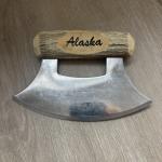 Vintage Alaska Ulu Knife with Antler Handle