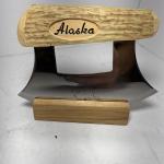 Alaska Ulu Knife with Wood Handle - 6" Blade