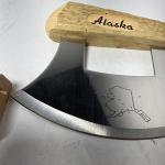 Alaska Ulu Knife with Wood Handle - 6" Blade