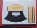 Alaska ULU Knife with Wooden Stand