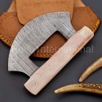 Alaskan Hand Forged 6" Damascus Ulu Knife