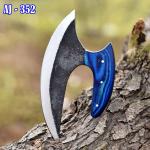 Alaskan Ulu Pizza Cutter with Belt Sheath