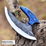 Alaskan Ulu Pizza Cutter with Belt Sheath