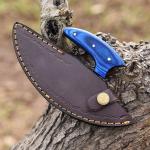 Alaskan Ulu Pizza Cutter with Belt Sheath