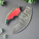 Set of 3 ULU Knives with Damascus Steel Blades