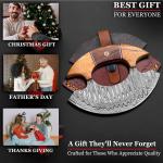 Damascus Ulu Knife with Leather Sheath – RC Knives