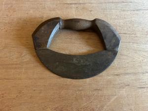 Vintage Ulu Kitchen Knife - Curved Half Moon