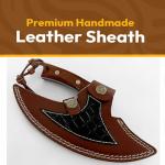 Damascus Steel Alaskan Ulu Knife with Burl Handle