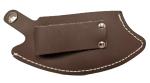 Genuine Leather Ulu Knife Sheath - Alaska Stamped