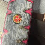 Carbon Steel Ulu Knife with Leather Sheath