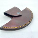 Huntlux Alaskan ULU Knife with Leather Sheath