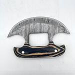 Huntlux Alaskan ULU Knife with Leather Sheath