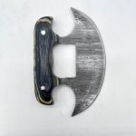 Huntlux Alaskan ULU Knife with Leather Sheath