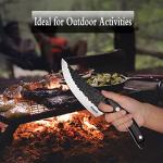 Hand Forged Ulu Knife for Meat Cutting