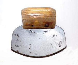 Inuit Small Ulu Knife with Oak Handle