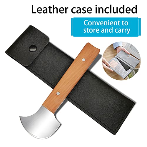 One-Handed Ulu Rocker Knife for Easy Cutting