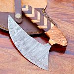 Alaskan Ulu Knife Pizza Cutter - Hand Forged