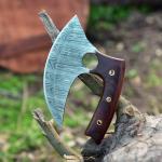 Damascus Ulu Knife: Perfect Pizza Cutter & Chef Tool