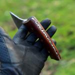 Damascus Ulu Knife: Perfect Pizza Cutter & Chef Tool