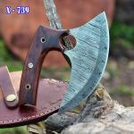 Damascus Ulu Knife: Perfect Pizza Cutter & Chef Tool