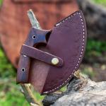 Damascus Ulu Knife: Perfect Pizza Cutter & Chef Tool