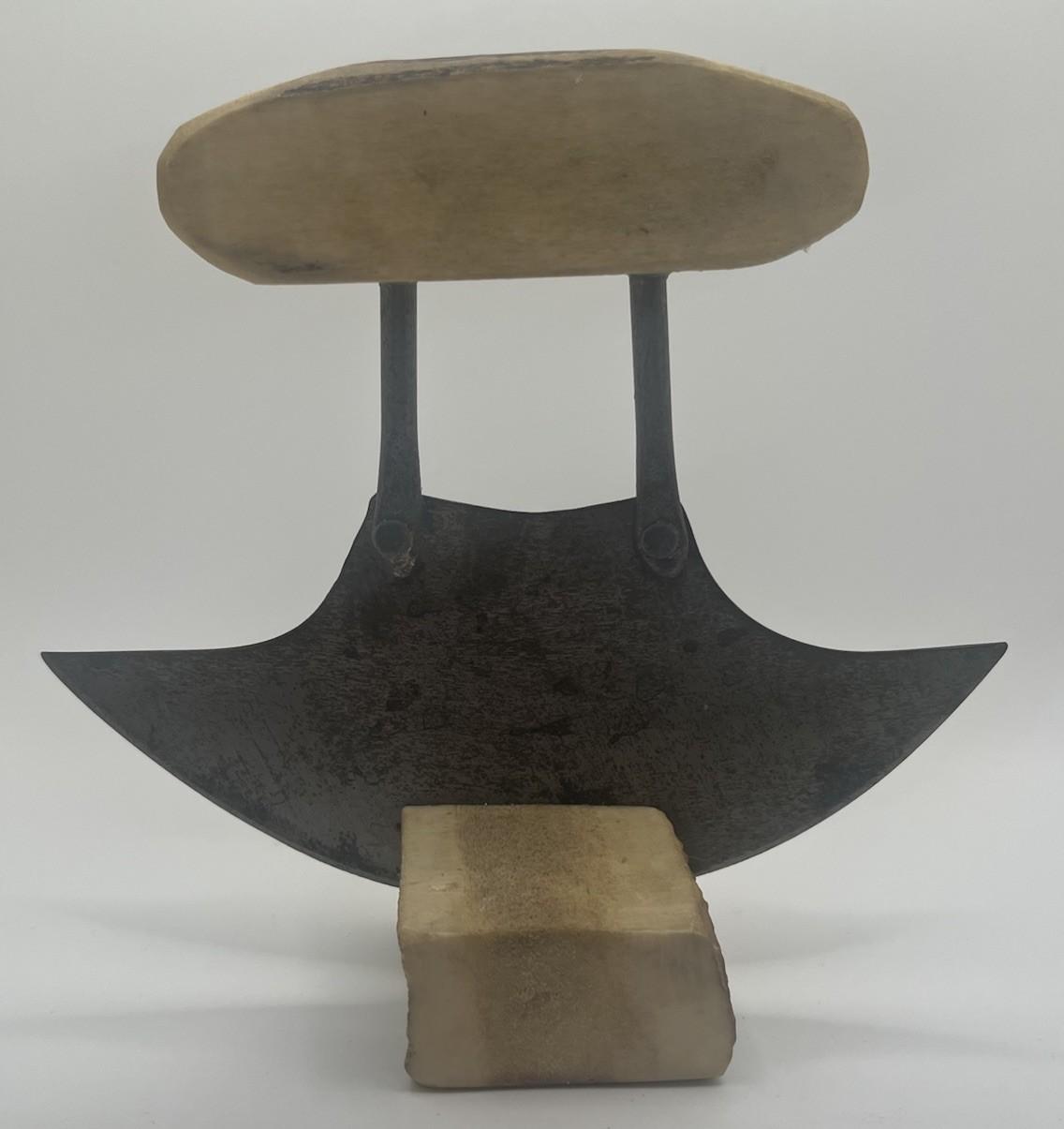 Inuit Style Ulu Knife with Bone Handle