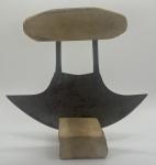 Inuit Style Ulu Knife with Bone Handle