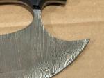 Custom 6" Handmade Damascus Ulu Kitchen Knife