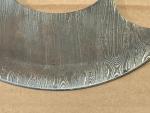 Custom 6" Handmade Damascus Ulu Kitchen Knife